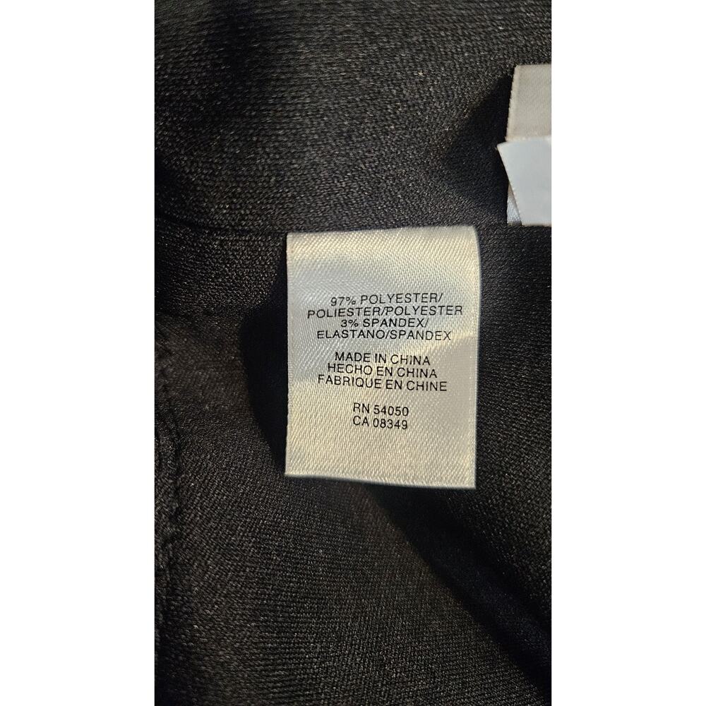 Evan Picone Dress V-Neck/Back Sleeveless Floral Ruching Back Zip Size 4 NEW READ - Picture 8 of 9